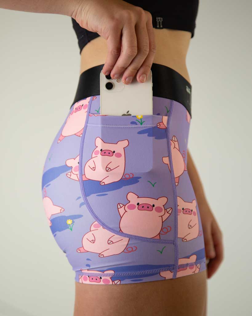 Women's Piggies 3" Compression Shorts