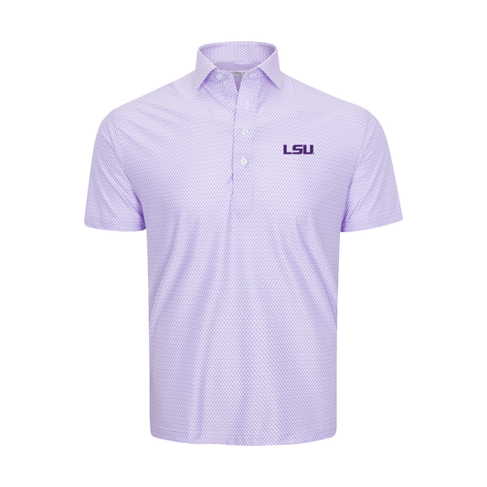 LSU Featherweight Flex Polo Vantage Lavender